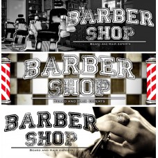 Barber Shop PVC Banner